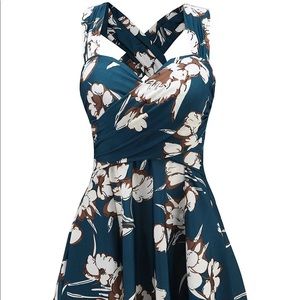 Retro style swim dress. New with tags.